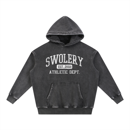 Snow Wash Fleece Oversize Hoodie