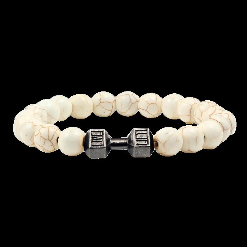 Gym Bro Bracelet - SWOLERY1Gym Bro JewelrySWOLERYWhite