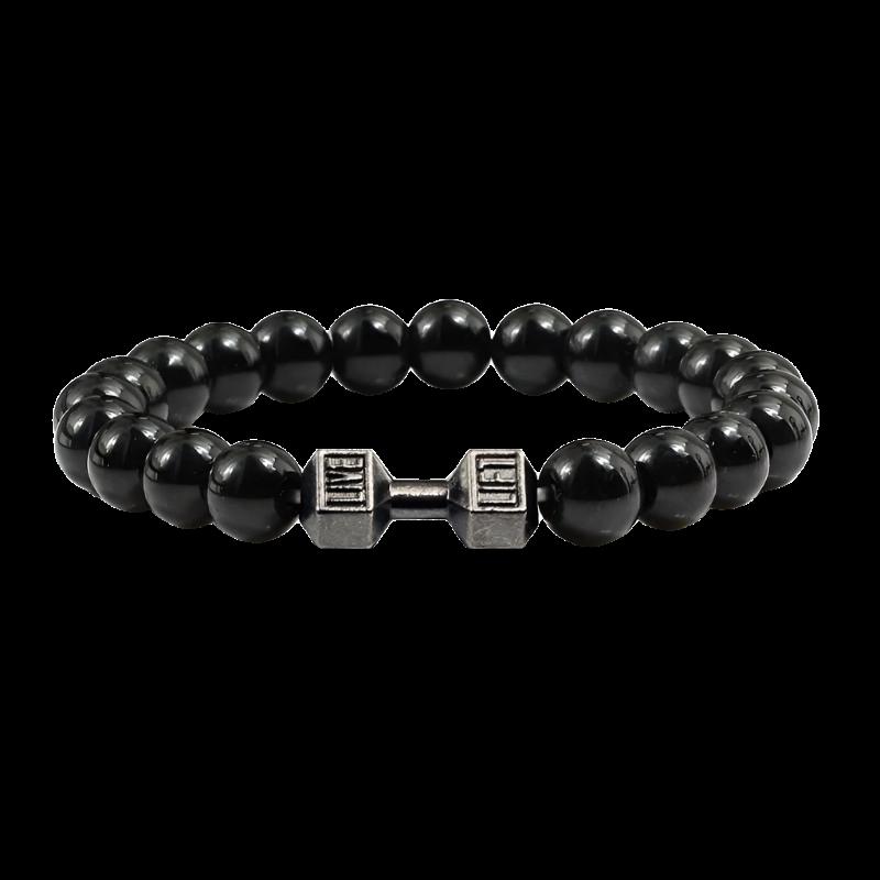 Gym Bro Bracelet - SWOLERY1Gym Bro JewelrySWOLERYBright Black