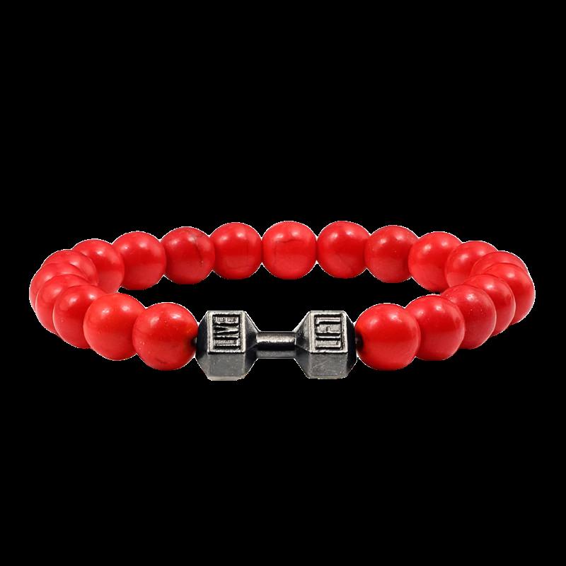 Gym Bro Bracelet - SWOLERY1Gym Bro JewelrySWOLERYRed