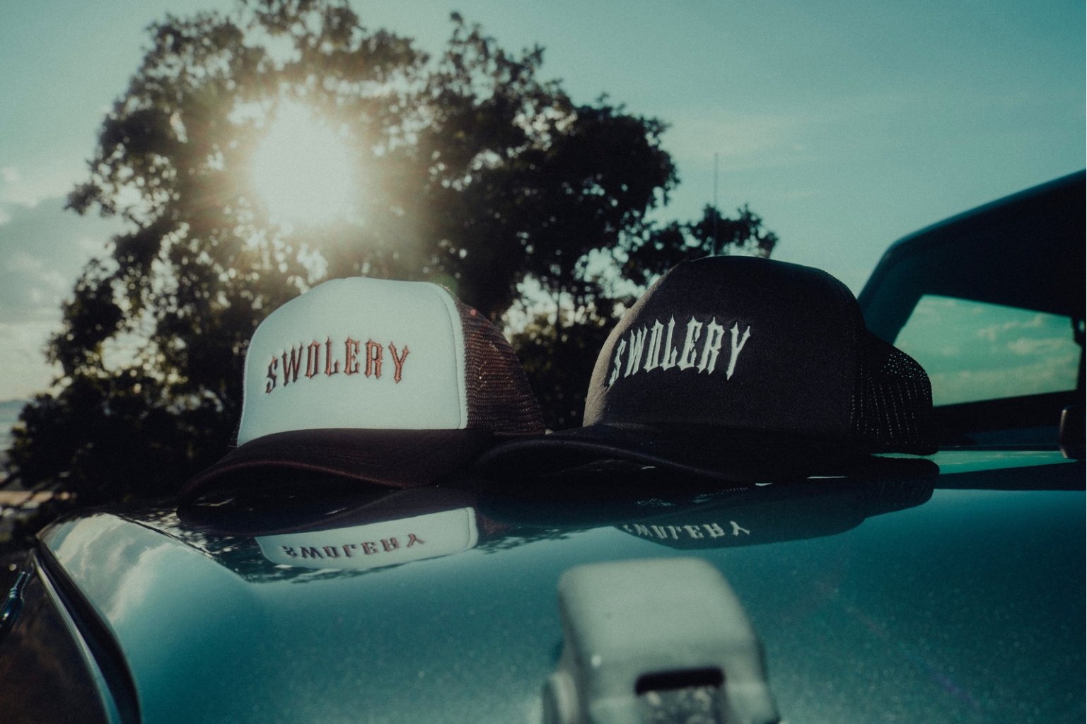 Trucker Hats - SWOLERYSWOLERYSWOLERYMidnight Black